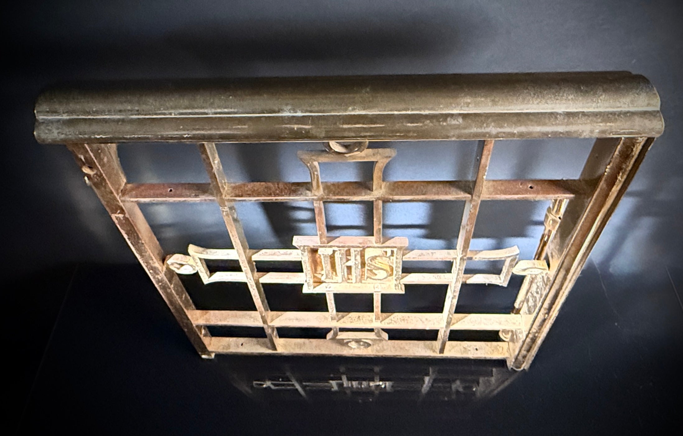 Rare Antique Brass Church Altar Gate - Ecclesiastical Architectural Salvage