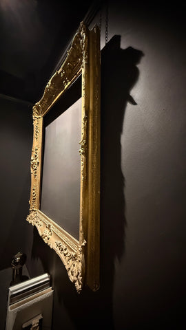 Antique Baroque Gilt Picture Frame  |  Large Ornate  |   Muted Gold Shabby Chic (96.5 x 84cm)