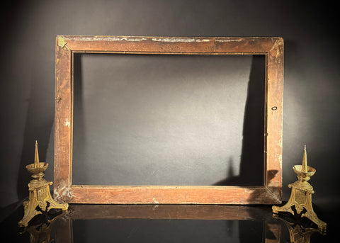 Large Ornate Antique Picture Frame | Gilt Finish | Solid Wood |. 93x68cm