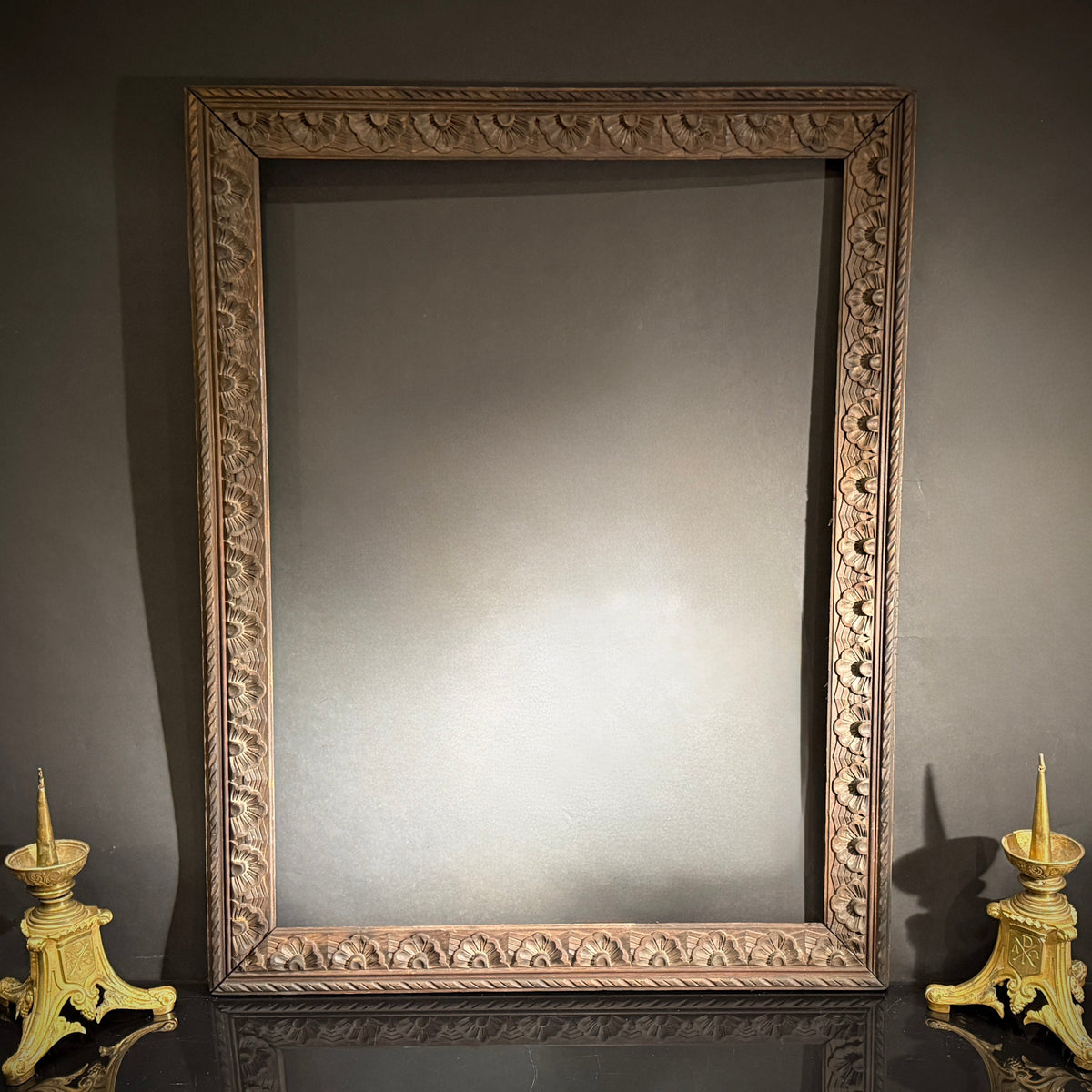 Large Carved Wood picture Frame | 92x71cm  | Carved Detail | Gallery Wall