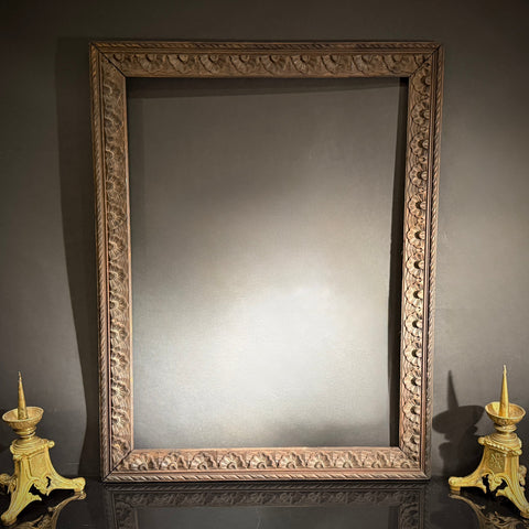 Large Carved Wood picture Frame | 92x71cm  | Carved Detail | Gallery Wall