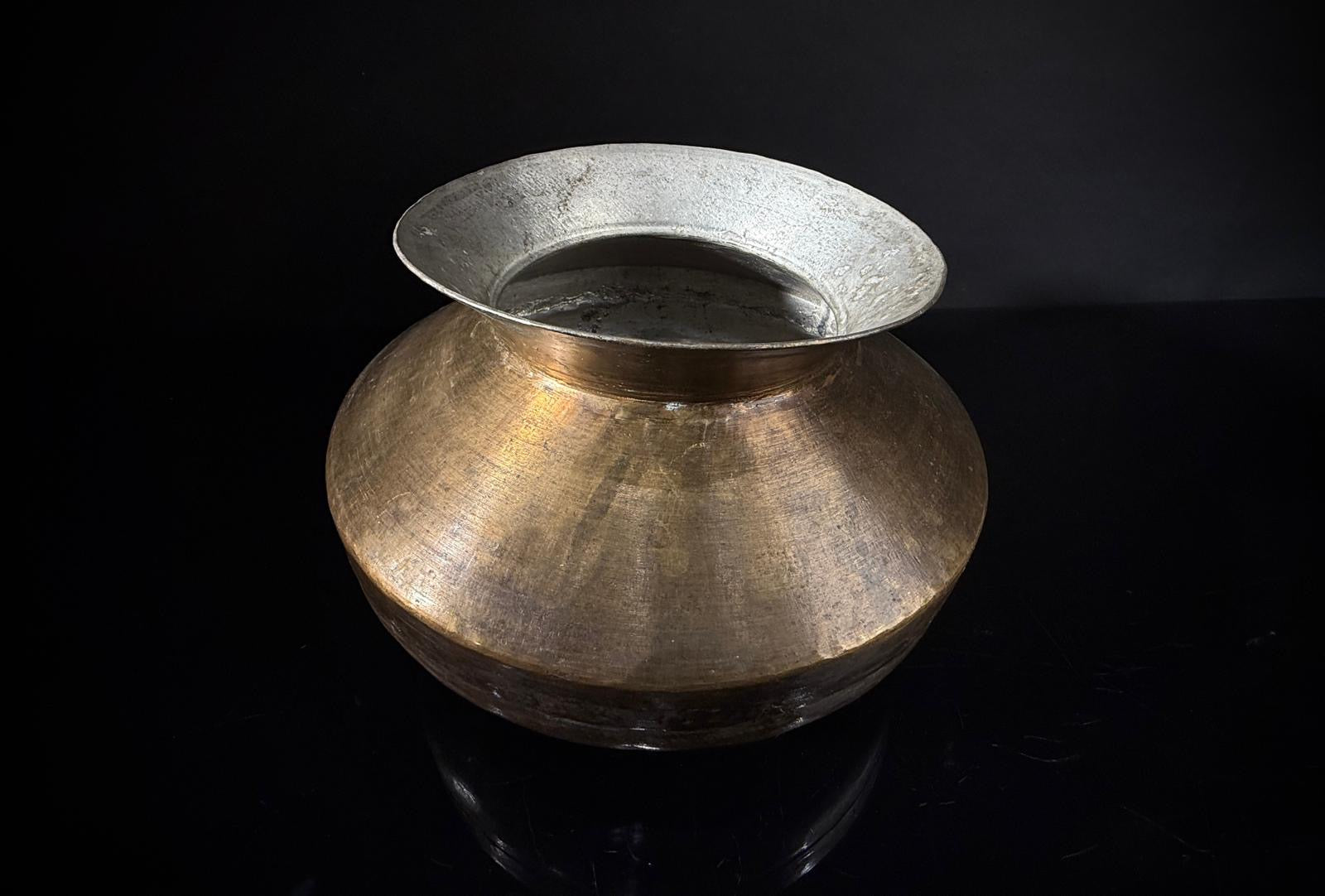 Vintage Indian Water Jar |  Brass Lota / Kalash