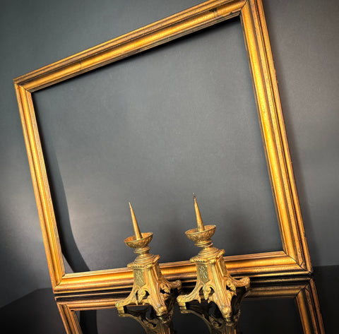 Large Antique Gilt Picture Frame (87x74.5cm) Classic Wall Decor / Wall Gallery