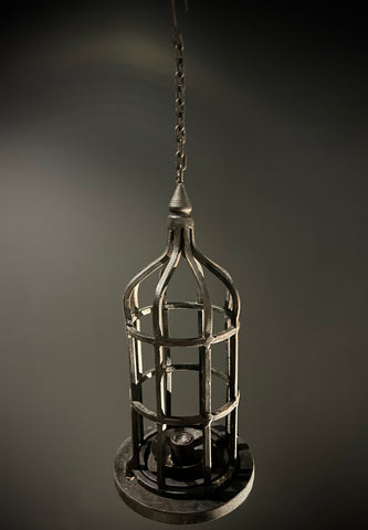 Industrial Gothic Candle Lantern  |  Bird Cage Hanging Light  | Hanging Lantern