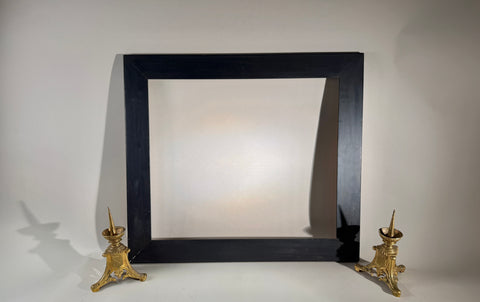 Pair Large Antique Wood Picture Frame | Black Classic Finish | 66x45.5cm