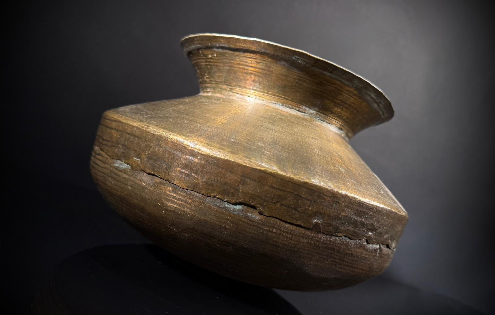 Vintage Indian Water Jar |  Brass Lota / Kalash