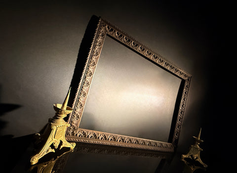 Large Carved Wood picture Frame | 92x71cm  | Carved Detail | Gallery Wall