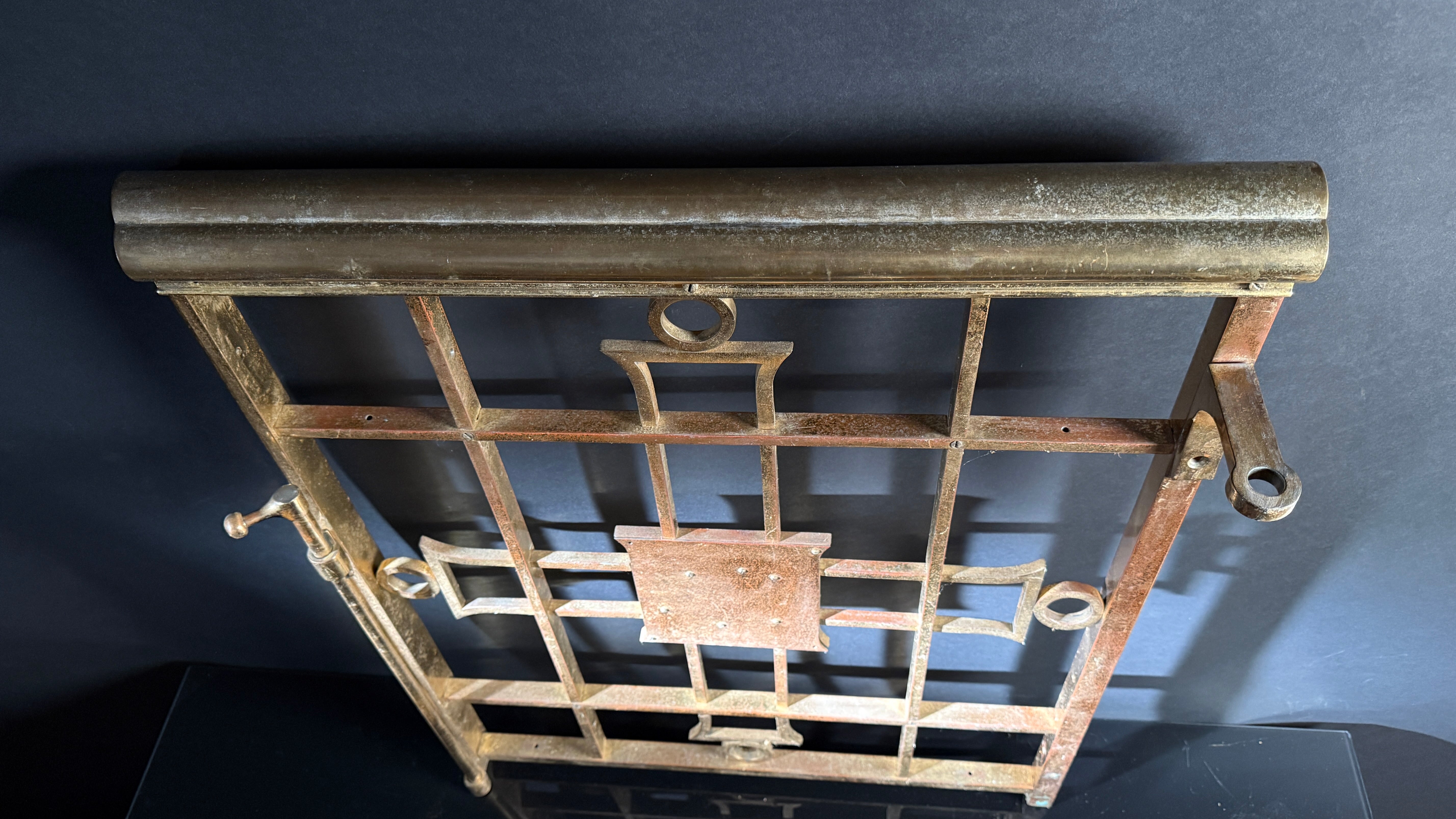 Rare Antique Brass Church Altar Gate - Ecclesiastical Architectural Salvage