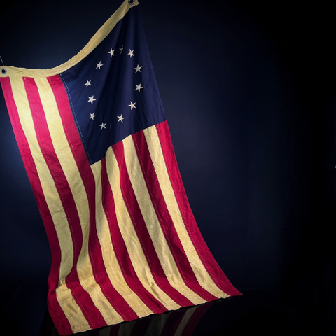 Classic Vintage First Design USA American Flag - 1800’s