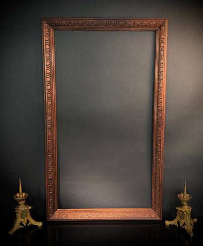 Extra Large Carved Wood picture Frame  |  114x87.5cm  |   Carved Detail  |  Gallery Wall