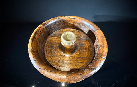 Antique Wooden Walnut Breaker with Ribbed Circular Holder & Brass-Mounted Gavel – Vintage  Nut Cracker - Gavel