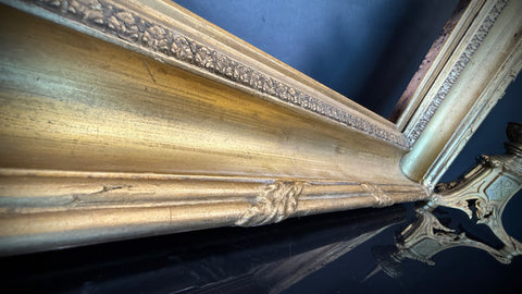 Shabby Antique Gilt Picture Frame (50.5x40cm)  | Deep Set  |  Ornate Wall Gallery