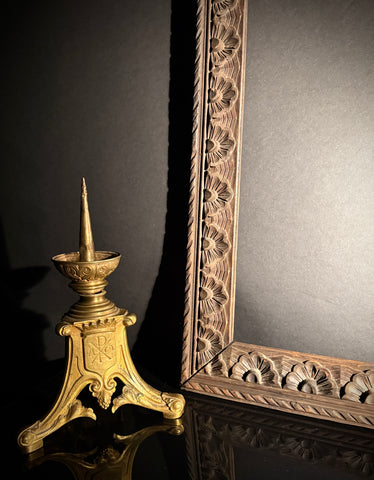 Large Carved Wood picture Frame | 92x71cm  | Carved Detail | Gallery Wall