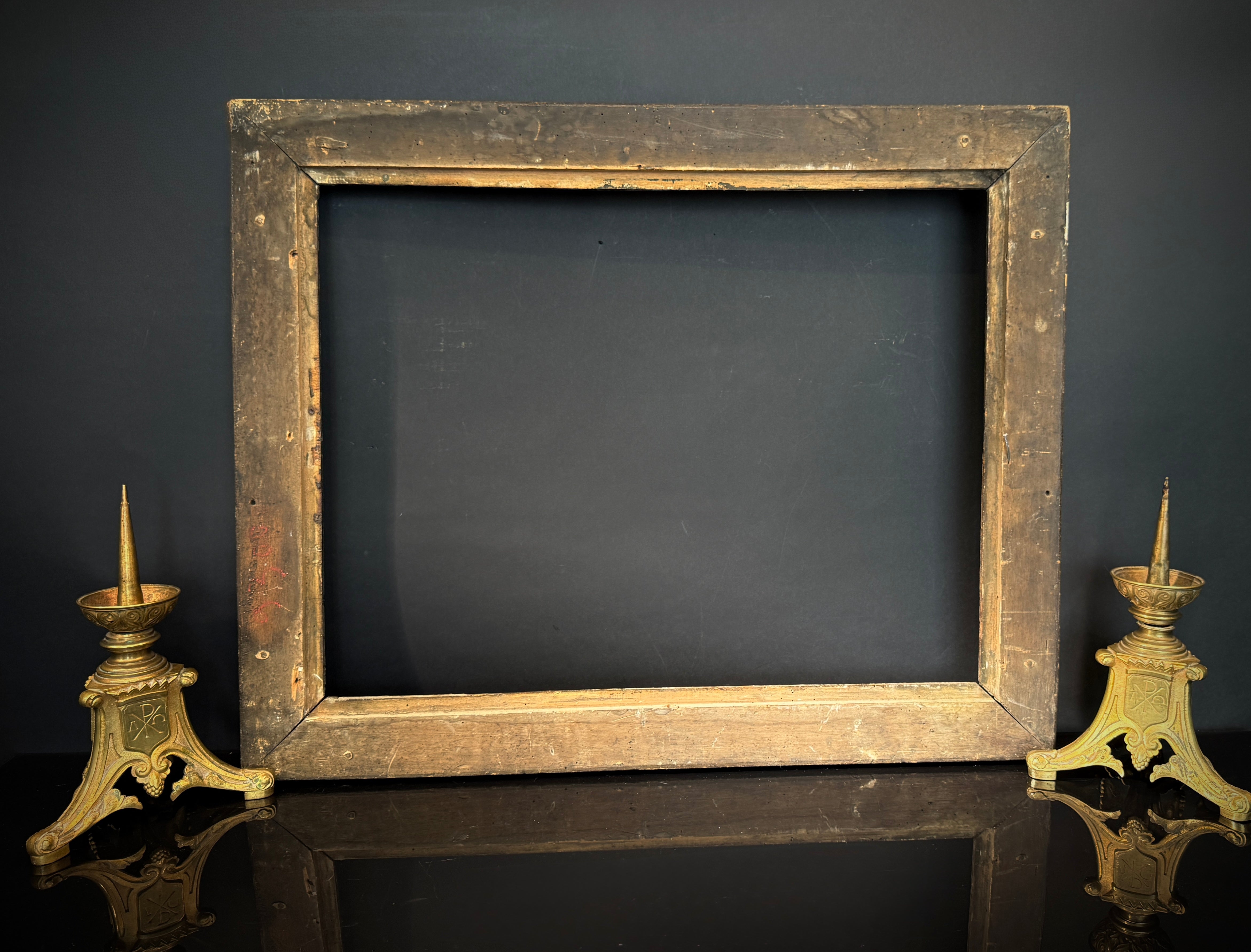 Large Antique Picture Frame (73x59cm) | Ornate Corner Detail | Classic GoldWall Decor / Wall Gallery