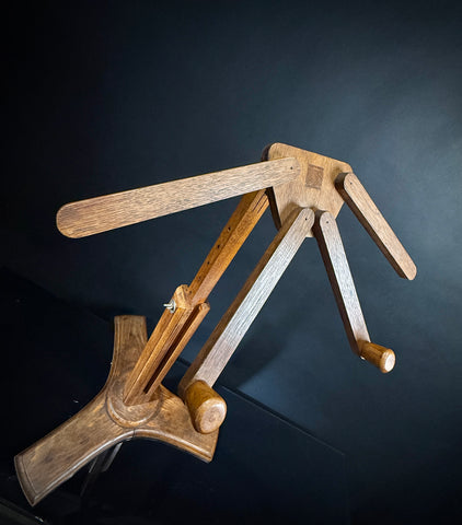 Vintage Wooden Folding Artist Easel / Book Rest – Adjustable Display Stand