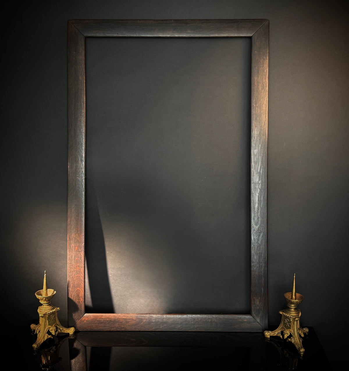 Extra Large (127.5x82cm) Antique Picture Frame / Photo Frame |  Solid Oak |  Dark Wood