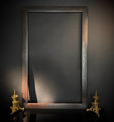 Extra Large (127.5x82cm) Antique Picture Frame / Photo Frame |  Solid Oak |  Dark Wood