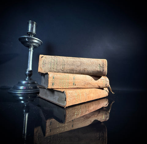 Oxford Leather-Bound Poetry Trio – Shakespeare, Wordsworth & Tennyson, 1922–1923