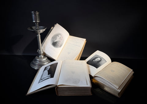 Oxford Leather-Bound Poetry Trio – Shakespeare, Wordsworth & Tennyson, 1922–1923