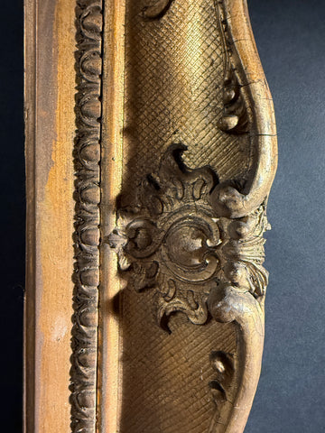 Extra Large Antique Gilt Picture Frame | 94x68cm | Ornate Corner Detail | Classic Wall Decor