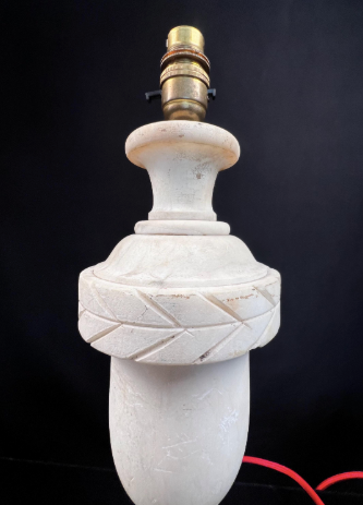 Vintage Urn-Style Marble Table Lamp  | Italian Renaissance Design