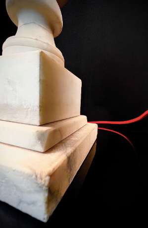 Vintage Urn-Style Marble Table Lamp  | Italian Renaissance Design
