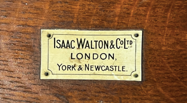 Antique/Vintage Wooden Trouser Press | Solid Oak with Metal Fittings | Antique Paragon Presser by Isaac Walton & Co.