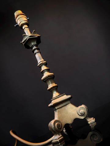 Antique Brass Vintage Table Lamp