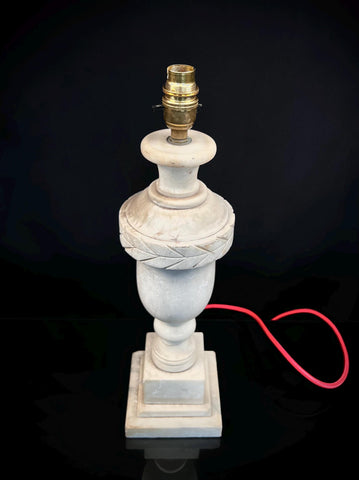Vintage Urn-Style Marble Table Lamp  | Italian Renaissance Design