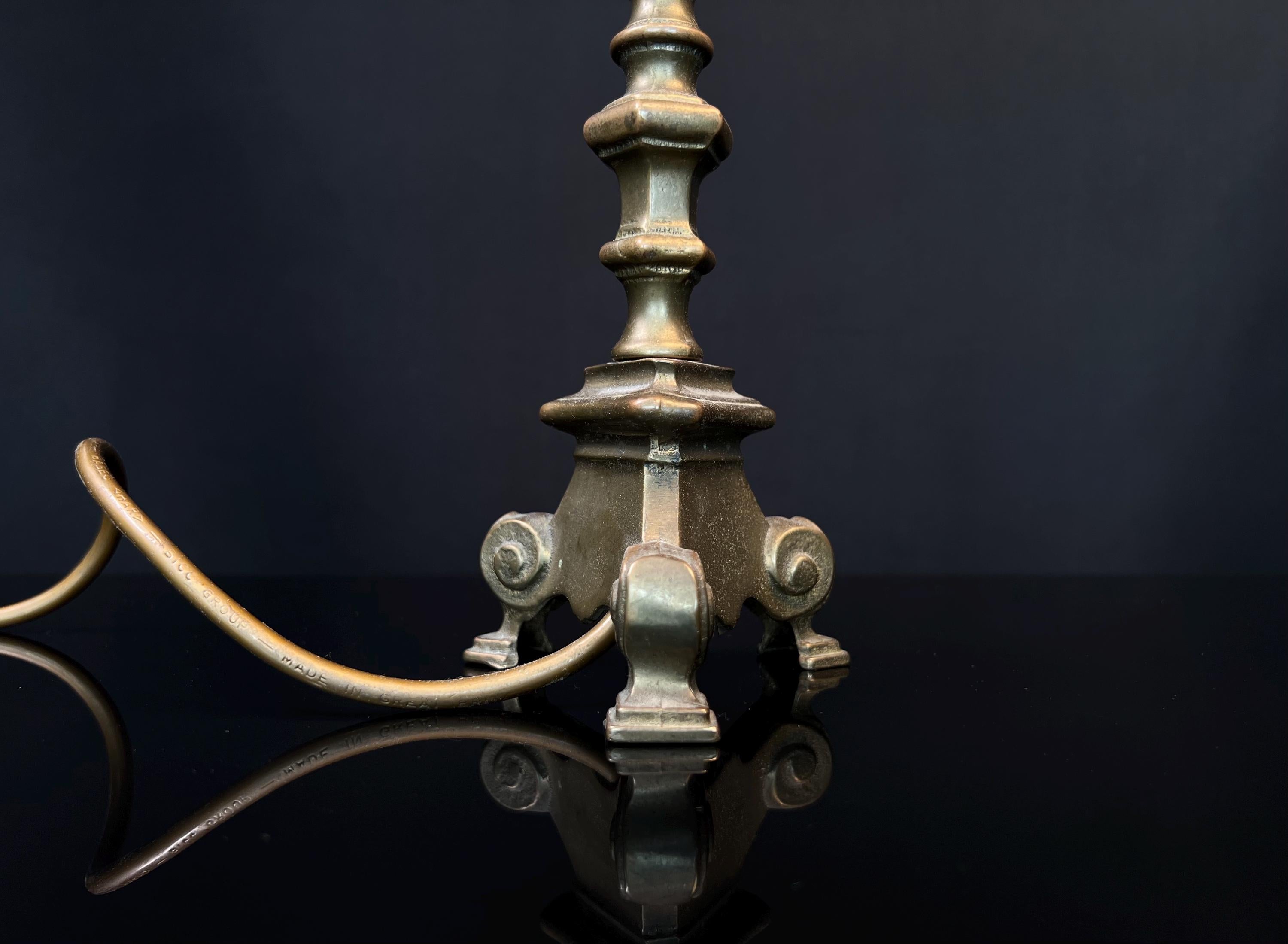 Antique Brass Vintage Table Lamp