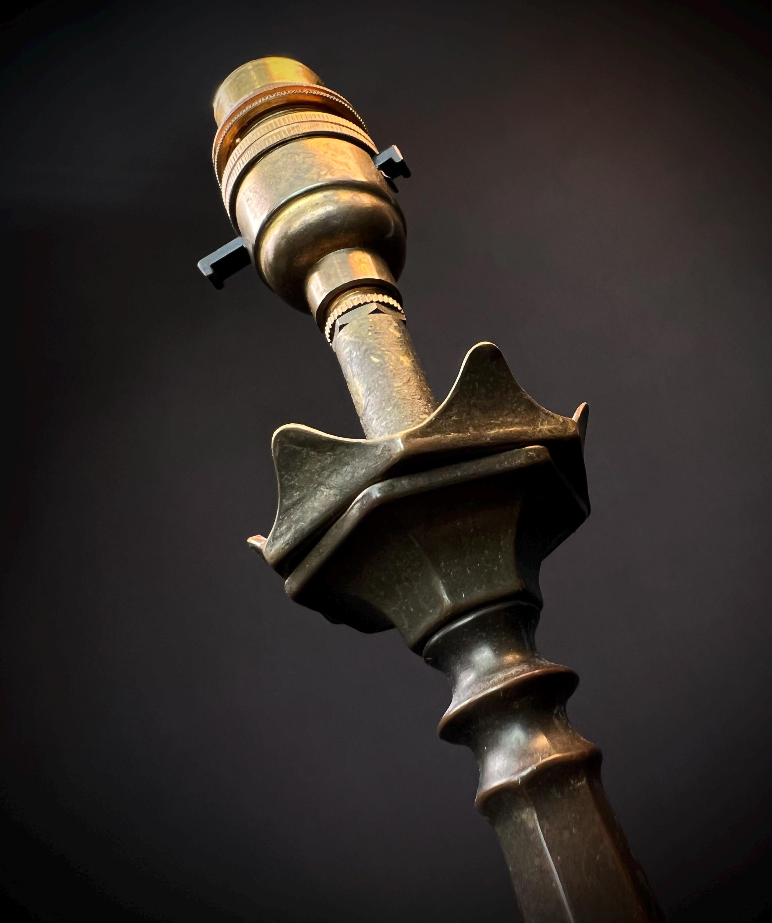 Antique Brass Vintage Table Lamp