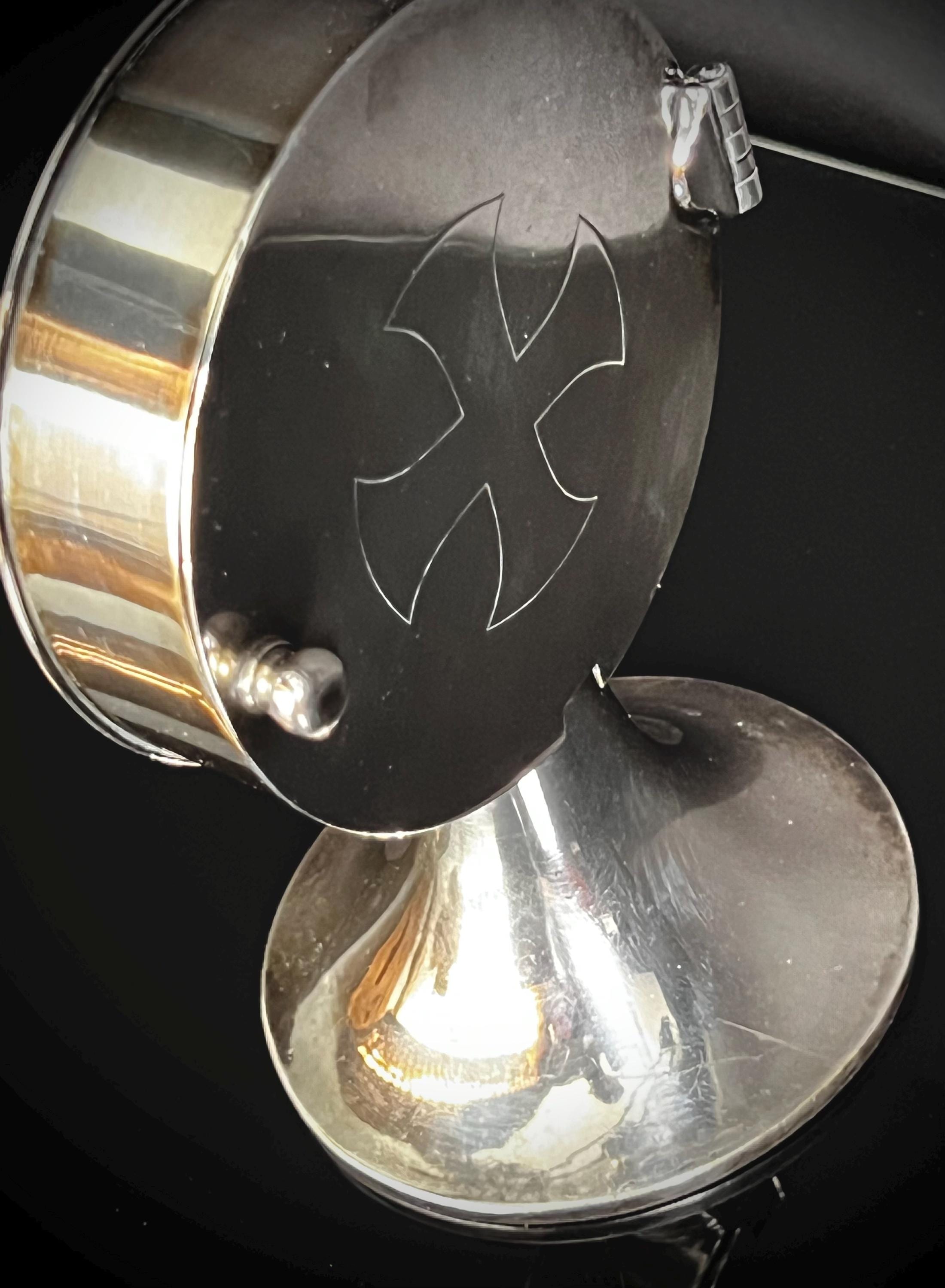 Ecclesiastical Silver Plated Brass Vintage Monstrance “Ostensoir”