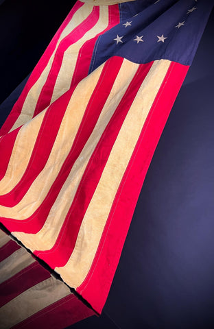 Classic Vintage First Design USA American Flag - 1800’s