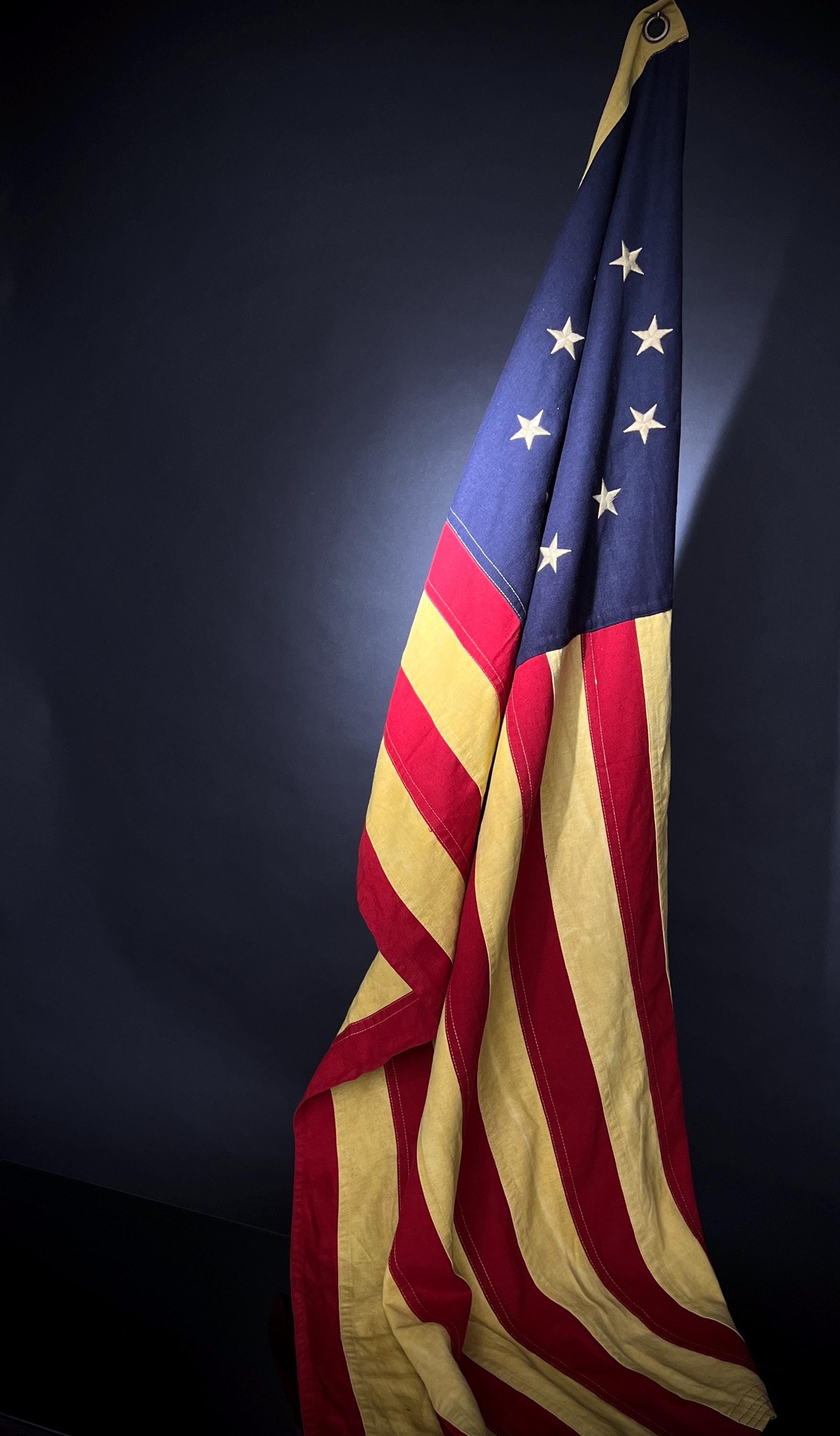 Classic Vintage First Design USA American Flag - 1800’s